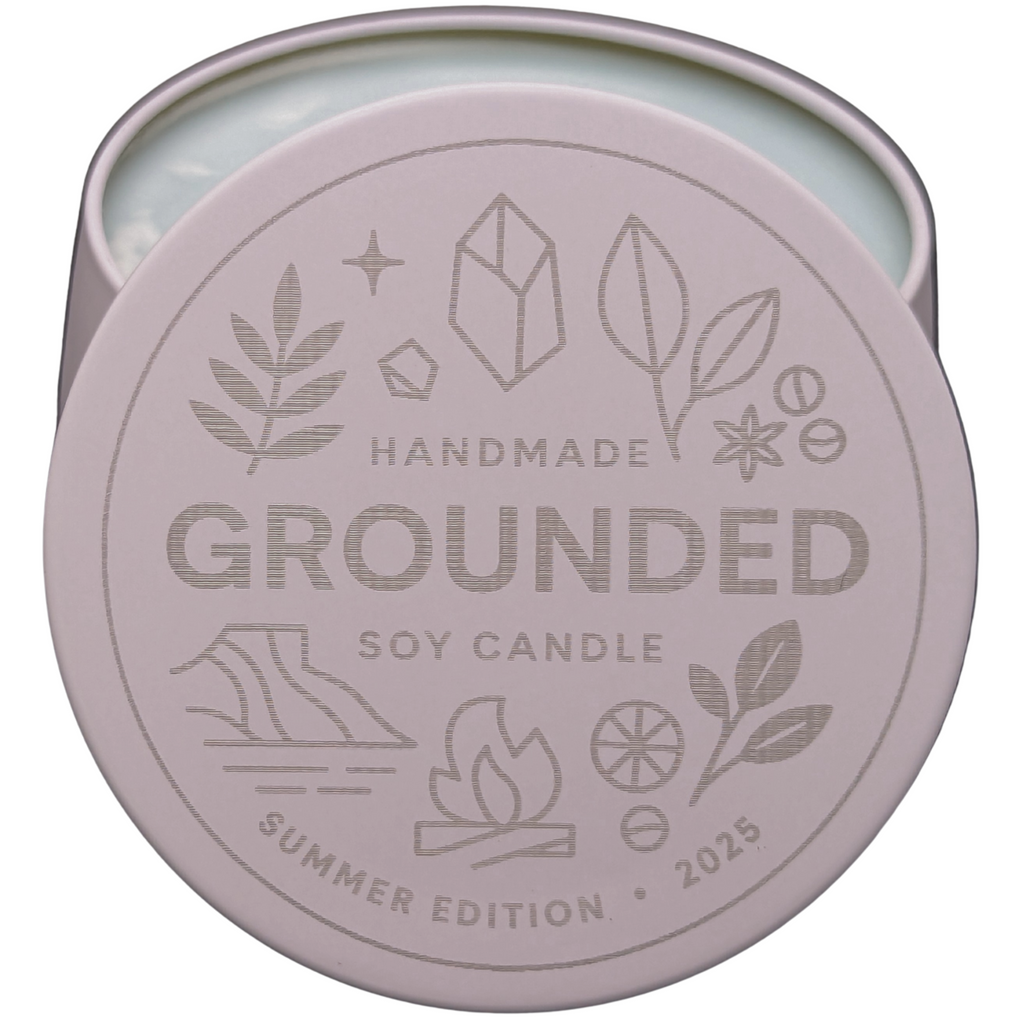 Grounded™ Tranquil Soy Candle | Calm Centered Strength – ResilScents™