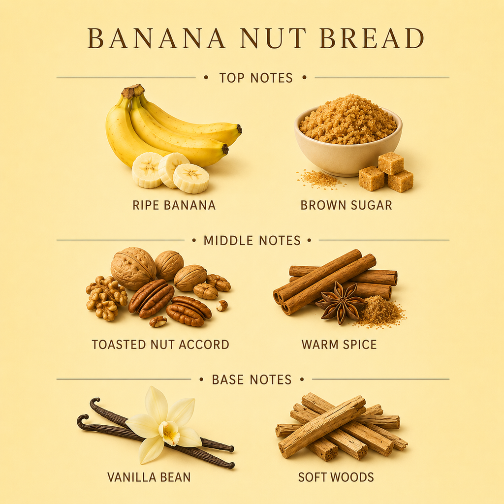 Banana Nut Bread Mini Candle