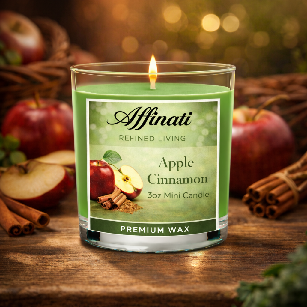 Apple Cinnamon Mini Candle