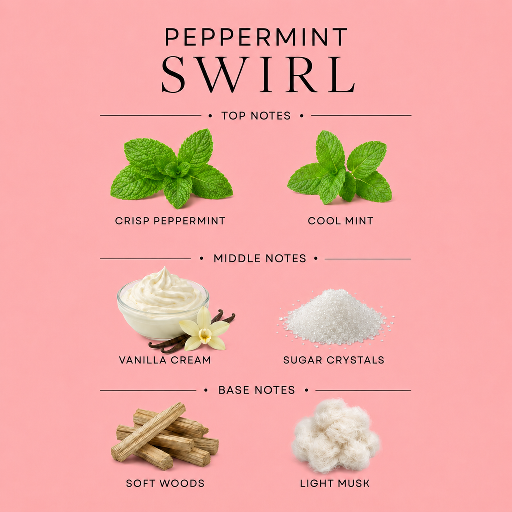 Peppermint Swirl Mini Candle