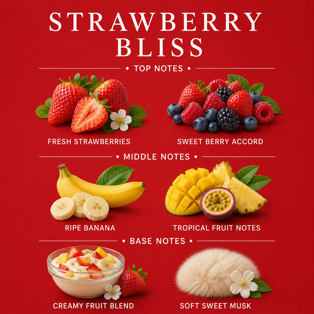 Strawberry Bliss Mini Candle