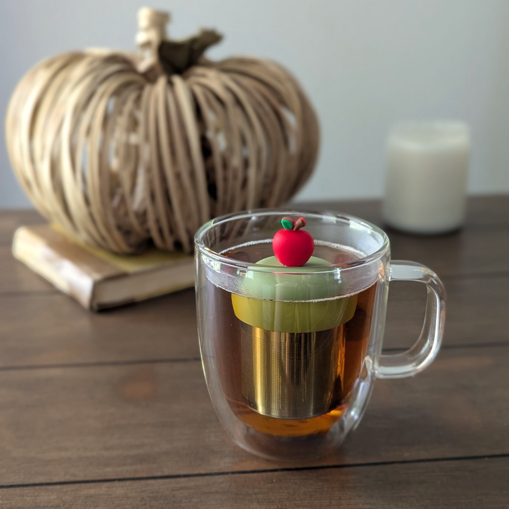Floating Red Apple Tea Infuser - Cute Tea Infuser for Loose Leaf Tea