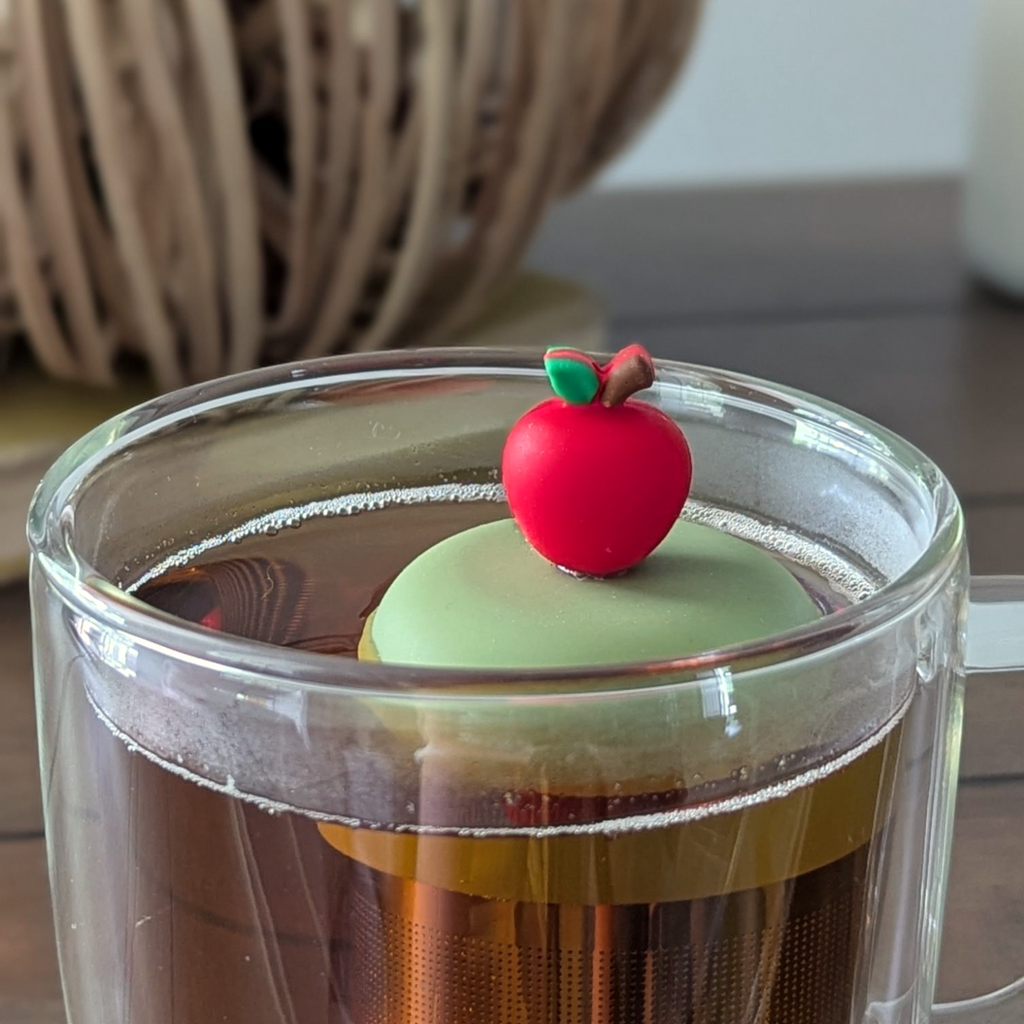 Floating Red Apple Tea Infuser - Cute Tea Infuser for Loose Leaf Tea