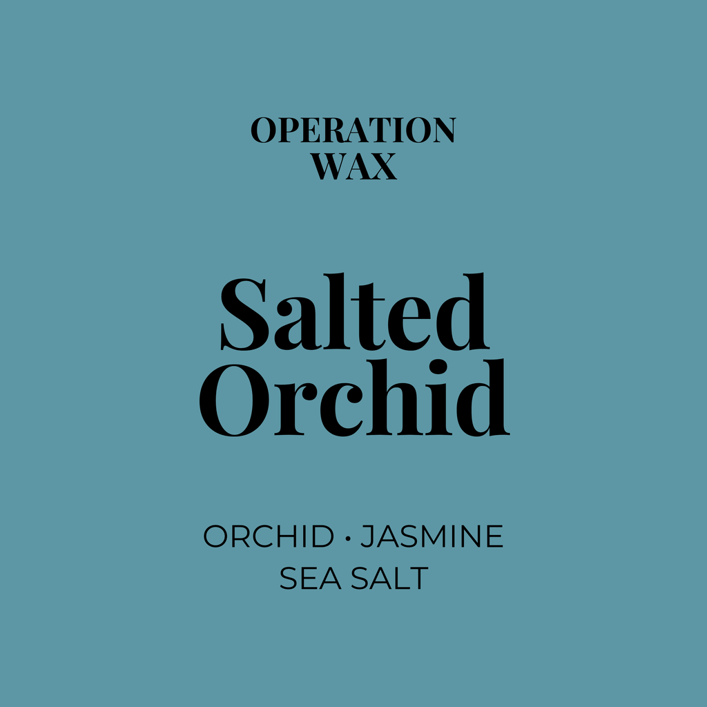 Salted Orchid Scented Candle