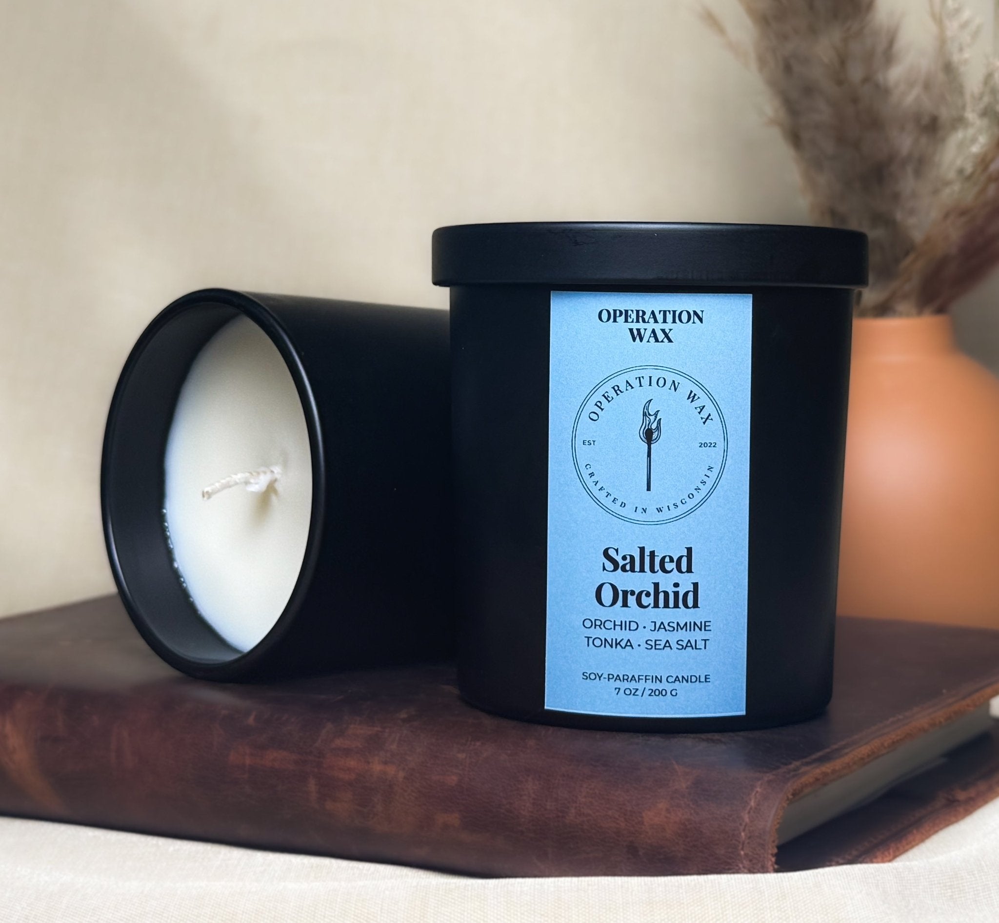 Salted Orchid Scented Candle