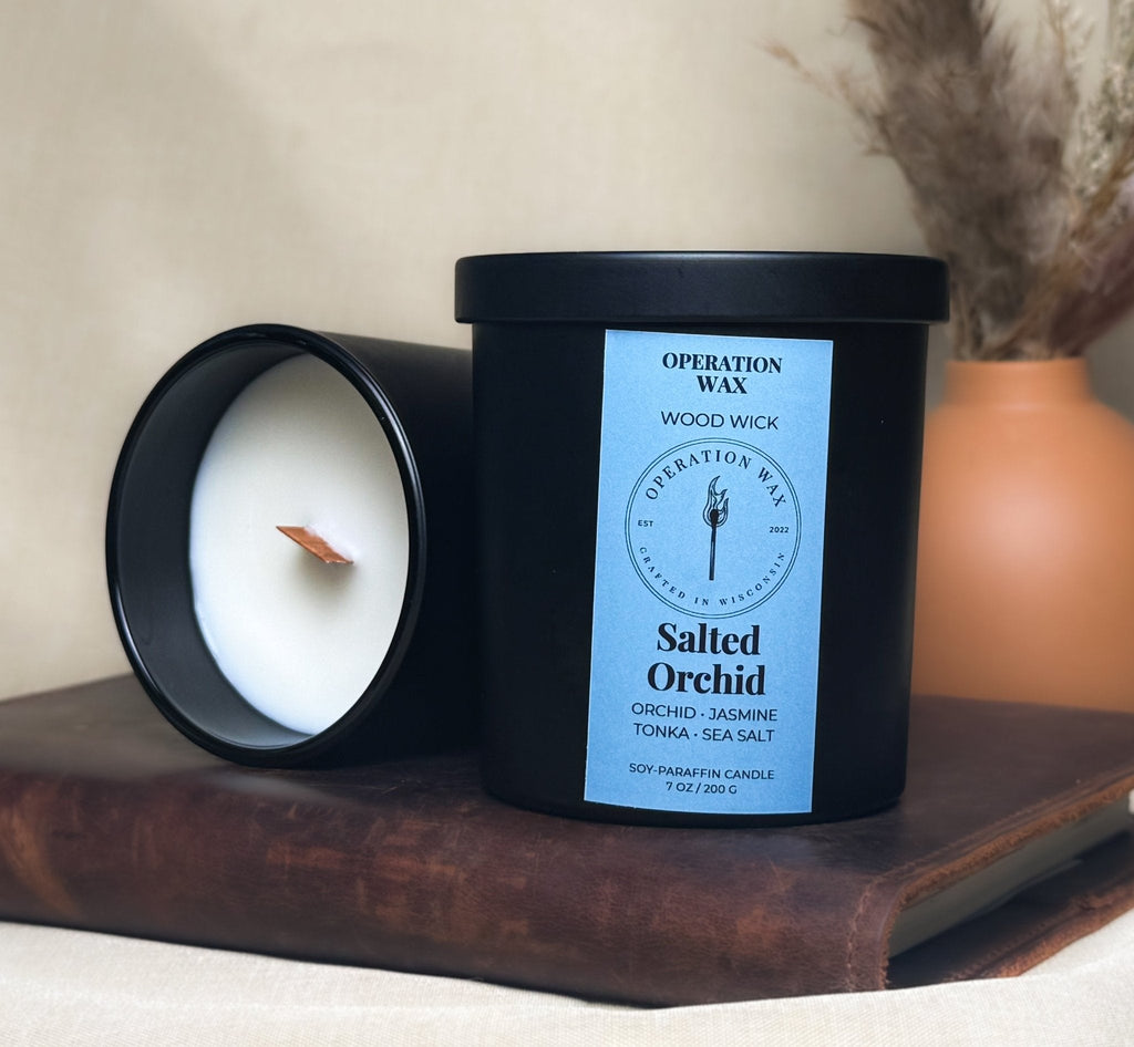 Salted Orchid Scented Candle