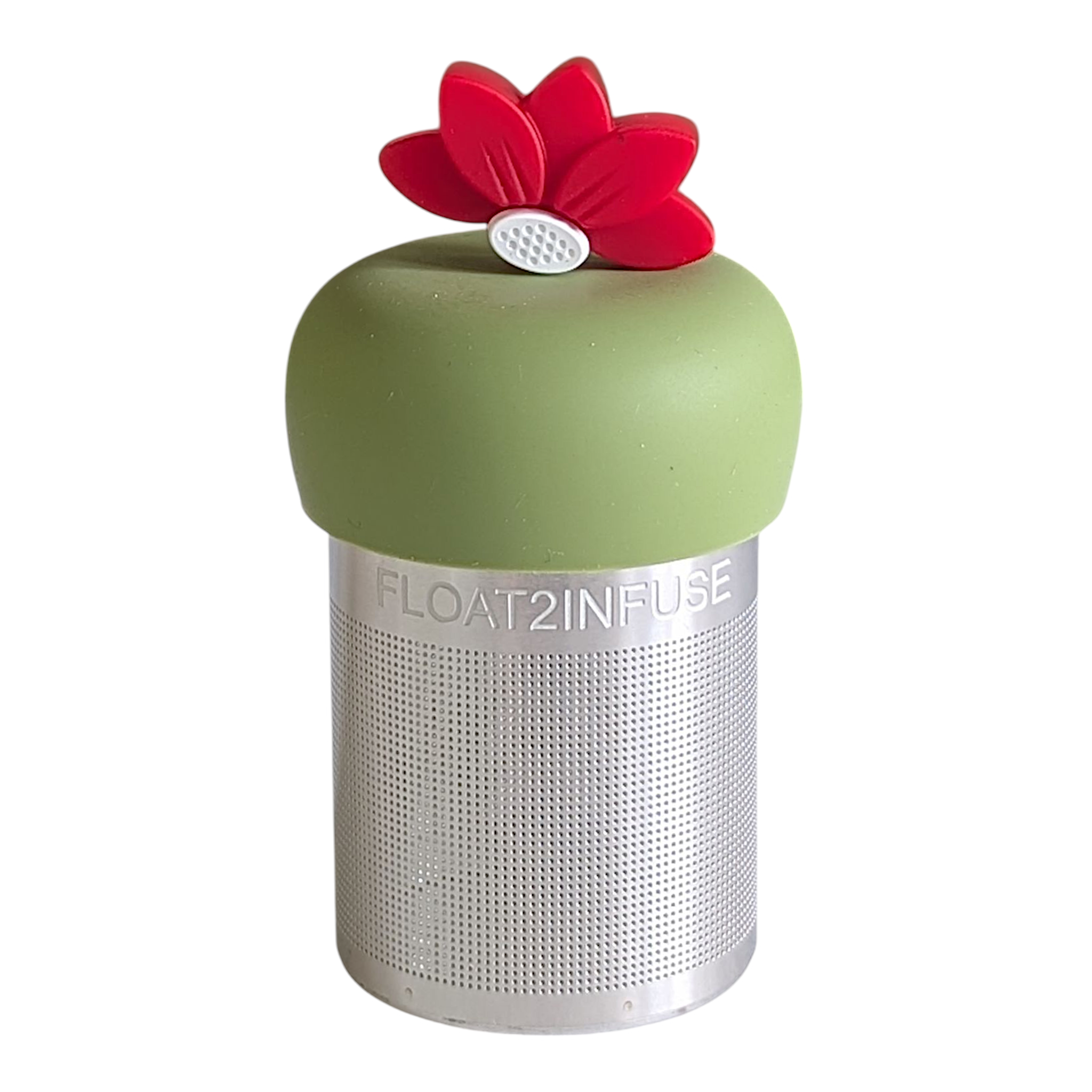 Floating Bright Red Lotus Tea Infuser - Cute Tea Infuser for Loose Leaf Tea