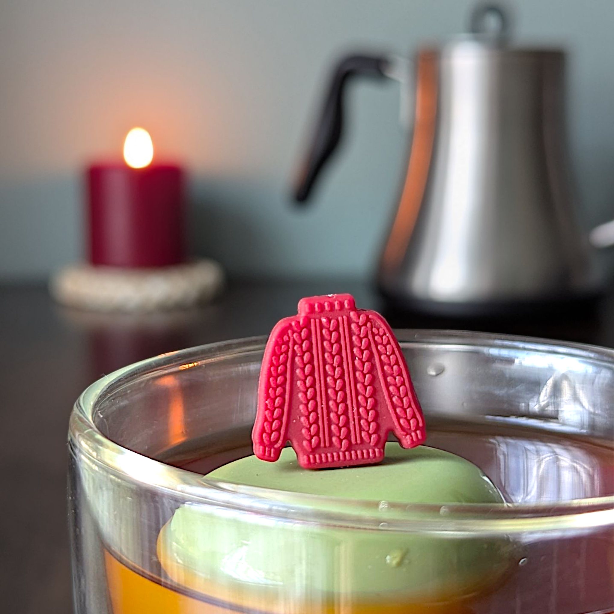 Floating Red Sweater Tea Infuser - Cute Tea Infuser for Loose Leaf Tea